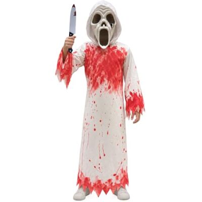 FIESTAS GUIRCA Demonenkostuum voor kinderen – capuchon, masker en tuniek – kostuums voor geesten, demonen, Halloween, carnaval, horrorfeesten, cosplay – kinderen FIESTAS GUIRCA Demonenkostuum voor kinderen – capuchon, masker en tuniek – kostuums voor geesten, demonen, Halloween, carnaval, horrorfeesten, cosplay – kinderen