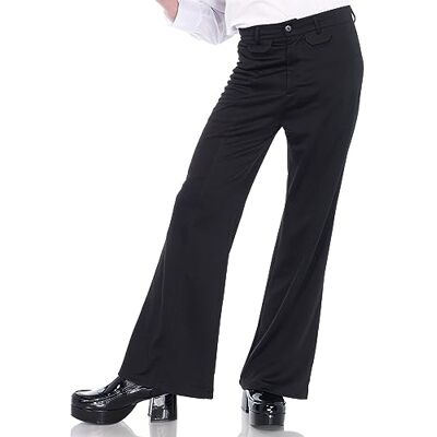 Leg Avenue 86641 Männer Schlaghosen, Karneval Kostüm Fasching, S/M, schwarz Leg Avenue 86641 Männer Schlaghosen, Karneval Kostüm Fasching, S/M, schwarz