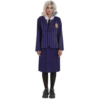 Feestbazaar Dames woensdag schooluniform - Zwart/Violet - Schooluniform Feestbazaar Dames woensdag schooluniform - Zwart/Violet - Schooluniform