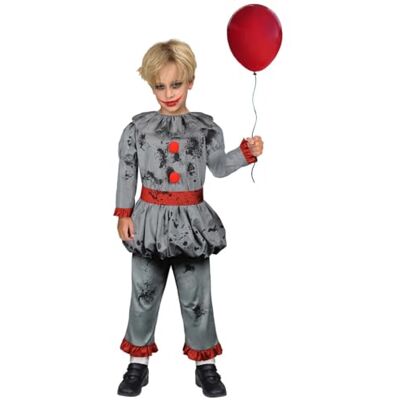 amscan 9908550 Kinderkostuum voor kinderen met slechte clown, Halloweenkostuum, circus, horror, enge jongens-outfit (Leeftijd 8-10 jaar) amscan 9908550 Kinderkostuum voor kinderen met slechte clown, Halloweenkostuum, circus, horror, enge jongens-outfit (Leeftijd 8-10 jaar)