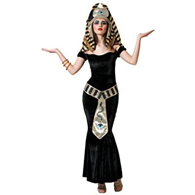 ATOSA Egyptisch kostuum zwart dames volwassenen XS ATOSA Egyptisch kostuum zwart dames volwassenen XS