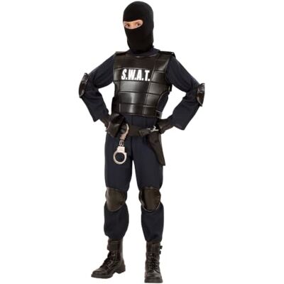 Widmann Kinderkostuum S.W.A.T, agent, veiligheidsdienst, SWAT, geheimagent, carnavalskostuums Widmann Kinderkostuum S.W.A.T, agent, veiligheidsdienst, SWAT, geheimagent, carnavalskostuums