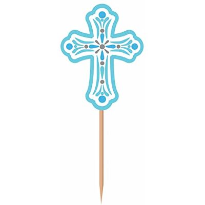 amscan Religieuze Blauwe Partij Picks amscan Religieuze Blauwe Partij Picks