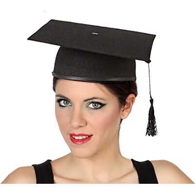 BigBuy Afstudeerhoed - Unisex voor volwassenen - Polyester - Perfect voor feesten BigBuy Afstudeerhoed - Unisex voor volwassenen - Polyester - Perfect voor feesten