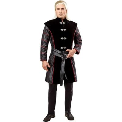 Rubie's Daemon Targaryen Kostuum - Deluxe Fluwelen Tuniek - Schouderbanden - Riem - Voor heren Rubie's Daemon Targaryen Kostuum - Deluxe Fluwelen Tuniek - Schouderbanden - Riem - Voor heren