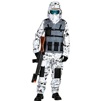 Widmann Kinderkostuum Arctic Special Forces, soldaat, carnavalskostuum Widmann Kinderkostuum Arctic Special Forces, soldaat, carnavalskostuum