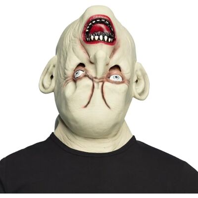 Boland 97606 Horrormasker voor volwassenen gemaakt van latex, masker voor Halloween en carnaval, accessoire voor kostuums voor themafeesten Boland 97606 Horrormasker voor volwassenen gemaakt van latex, masker voor Halloween en carnaval, accessoire voor kostuums voor themafeesten