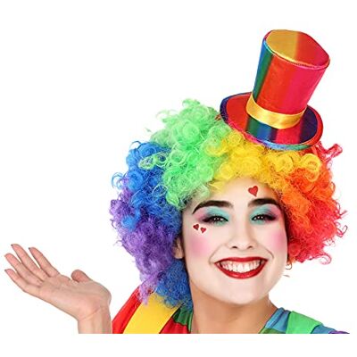 BigBuy Carnavalsclown Hoed Multicolor - Kostuumaccessoire BigBuy Carnavalsclown Hoed Multicolor - Kostuumaccessoire