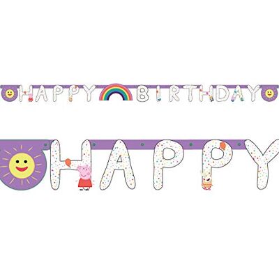 amscan Peppa Pig HB Letter banner amscan Peppa Pig HB Letter banner