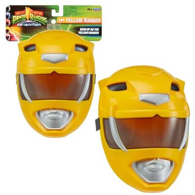 Power Rangers Power Ranger, Ranger-masker, kostuum, Ranger geel – Trini Kwan, voor kinderen vanaf 4 jaar, PWG031 Power Rangers Power Ranger, Ranger-masker, kostuum, Ranger geel – Trini Kwan, voor kinderen vanaf 4 jaar, PWG031