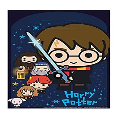 amscan 9905194 Harry Potter plastic buit feesttassen 8 stuks amscan 9905194 Harry Potter plastic buit feesttassen 8 stuks