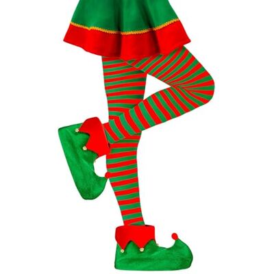 Widmann Panty gestreept, 70 DEN, elfen, kerstman, Kerstmis Widmann Panty gestreept, 70 DEN, elfen, kerstman, Kerstmis