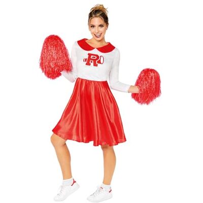 amscan 9909263 Officieel gelicentieerde Sandy Cheerleader Rydell High Ladies Fancy Dress Costume Maat: UK 12-14 amscan 9909263 Officieel gelicentieerde Sandy Cheerleader Rydell High Ladies Fancy Dress Costume Maat: UK 12-14