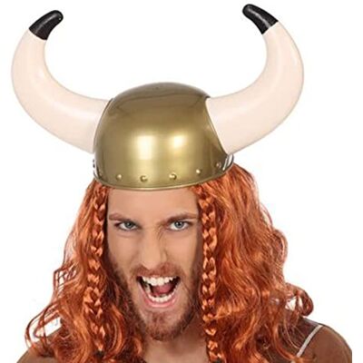 BigBuy Viking Helmcorn Kroon Goud - Viking Helmet BigBuy Viking Helmcorn Kroon Goud - Viking Helmet