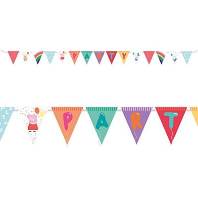 amscan Child Peppa Pig Pennant Banner (4m) Dinosaur amscan Child Peppa Pig Pennant Banner (4m) Dinosaur