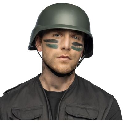 Boland Helm Army, militaire helm Hoofddeksel voor carnaval, kostuums en themafeest Boland Helm Army, militaire helm Hoofddeksel voor carnaval, kostuums en themafeest