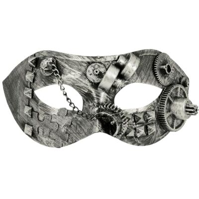 Boland Steamgear-masker in steampunk-stijl Oogmasker voor kostuum, gothic, carnaval en themafeest Boland Steamgear-masker in steampunk-stijl Oogmasker voor kostuum, gothic, carnaval en themafeest
