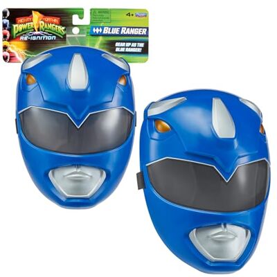 Power Rangers Power Ranger, Rangermasker, verkleedkleding, blauwe ranger – Billy Cranston, voor kinderen vanaf 4 jaar, PWG034 Power Rangers Power Ranger, Rangermasker, verkleedkleding, blauwe ranger – Billy Cranston, voor kinderen vanaf 4 jaar, PWG034