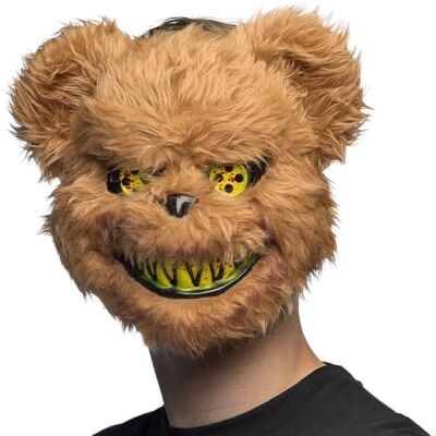 Boland horror dierenmasker met pluche voor volwassenen Masker voor Halloween, carnaval en griezelige kostuums, dierenkostuums Boland horror dierenmasker met pluche voor volwassenen Masker voor Halloween, carnaval en griezelige kostuums, dierenkostuums