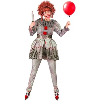 Widmann Clown Killer Kostuum, Kleding, Clown Horror, Psychopaat, Halloween-verkleedkleding Widmann Clown Killer Kostuum, Kleding, Clown Horror, Psychopaat, Halloween-verkleedkleding