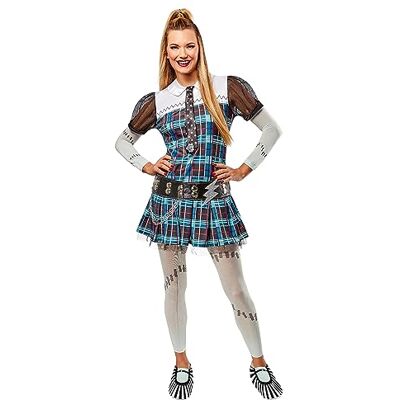 Rubie's Frankie Stein Kostuum - Blauwe ruit - Monster High Rubie's Frankie Stein Kostuum - Blauwe ruit - Monster High