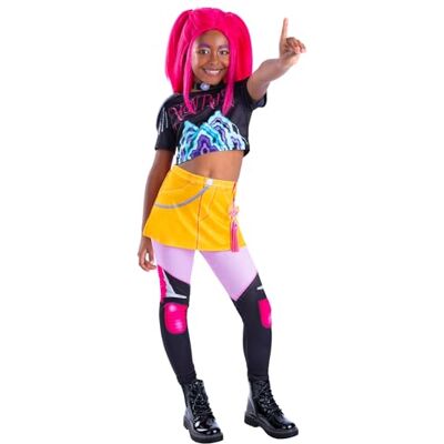 Rubie's Rubies Officieel Netflix K-Pop Demon Hunters Mira Child kostuum voor kinderen Rubie's Rubies Officieel Netflix K-Pop Demon Hunters Mira Child kostuum voor kinderen