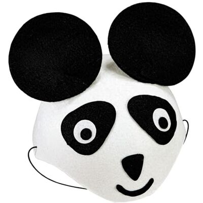 Widmann 11751 11751-hoed panda, vilt, masker, dier, themafeest, carnaval, uniseks kinderen, meerkleurig, eenheidsmaat Widmann 11751 11751-hoed panda, vilt, masker, dier, themafeest, carnaval, uniseks kinderen, meerkleurig, eenheidsmaat