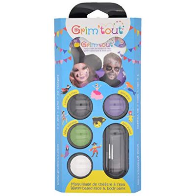Générique PALETTE MAQUILLAGE 4 COULEURS SORCIÈRE SQUELETTE - Make-up palette Générique PALETTE MAQUILLAGE 4 COULEURS SORCIÈRE SQUELETTE - Make-up palette