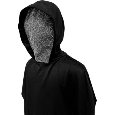 Chaks Spookmasker met capuchon voor kinderen met mesh-gezichtsmasker Chaks Spookmasker met capuchon voor kinderen met mesh-gezichtsmasker