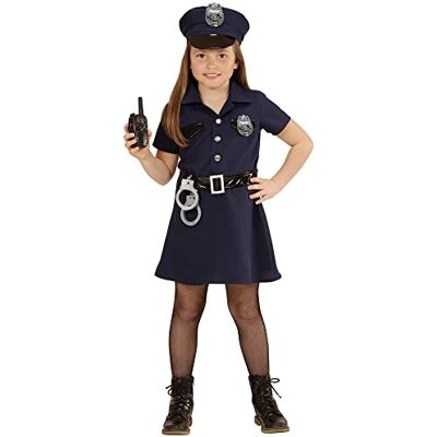 Widmann Milano Party Fashion kinderkostuum politieagente, jurk, uniform, politie-kostuum, carnaval Widmann Milano Party Fashion kinderkostuum politieagente, jurk, uniform, politie-kostuum, carnaval