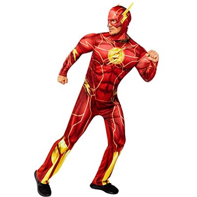 amscan 9915760 Officiële DC Comics the Flash Movie Heren verkleedkostuum voor volwassenen, maat: Medium amscan 9915760 Officiële DC Comics the Flash Movie Heren verkleedkostuum voor volwassenen, maat: Medium