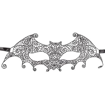 FIESTAS GUIRCA GUI12903 Gezichtsmasker met geborduurde vleermuizen FIESTAS GUIRCA GUI12903 Gezichtsmasker met geborduurde vleermuizen