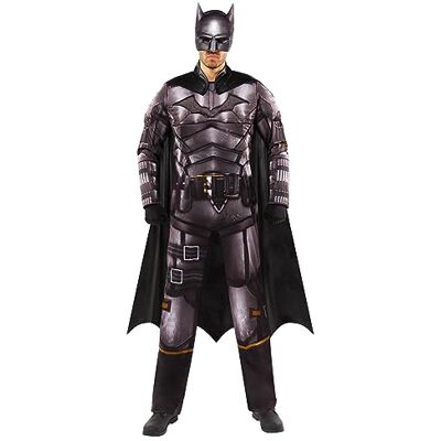 amscan (PKT) (9913372) Batman-filmkostuum voor volwassenen voor heren (groot) amscan (PKT) (9913372) Batman-filmkostuum voor volwassenen voor heren (groot)