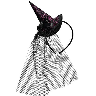 amscan Mini Witch Hat w Bow&Feathers amscan Mini Witch Hat w Bow&Feathers