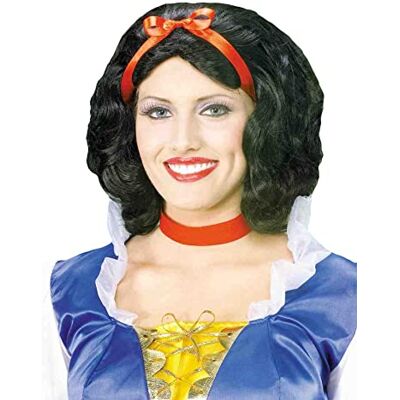 Rubie's Forum Snow White pruik, zwart, één maat Rubie's Forum Snow White pruik, zwart, één maat