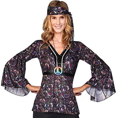 amscan 9909460 Hippie Ketting Regenboog Vrede Sign Dress Up Accessoire, Volwassenen-Unisex, One Size amscan 9909460 Hippie Ketting Regenboog Vrede Sign Dress Up Accessoire, Volwassenen-Unisex, One Size