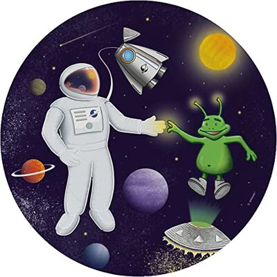 amscan 8 eco-borden * Space Party * voor kinderverjaardag en themafeest FSC-gecertificeerd astronaat ruimte kinderen verjaardag party papieren borden partyborden amscan 8 eco-borden * Space Party * voor kinderverjaardag en themafeest FSC-gecertificeerd astronaat ruimte kinderen verjaardag party papieren borden partyborden