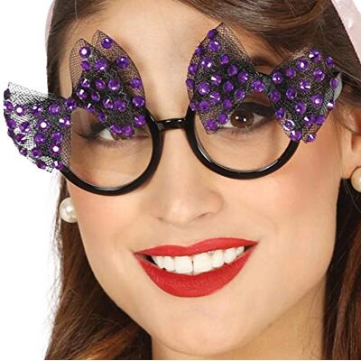 Guirca Lilla Strikbril - Feestkostuumaccessoire Guirca Lilla Strikbril - Feestkostuumaccessoire