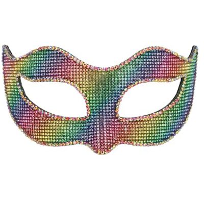 Boland Kleurrijk Oogmasker Prisma Regenboogmasker voor kostuum, carnaval en Pride-feest Boland Kleurrijk Oogmasker Prisma Regenboogmasker voor kostuum, carnaval en Pride-feest