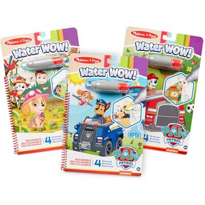 Melissa & Doug Set van 3 Water WOW!! Water Reveal Reisboek Activiteitenblok - Activiteitenboek Melissa & Doug Set van 3 Water WOW!! Water Reveal Reisboek Activiteitenblok - Activiteitenboek