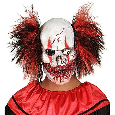 Widmann 01019 Clownmasker, doodskop, Halloween, carnaval, themafeest Widmann 01019 Clownmasker, doodskop, Halloween, carnaval, themafeest