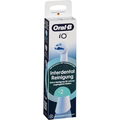 Oral-B iO gespecialiseerde reiniging, originele opzetborstels/ronde borstelkoppen voor elektrische iO tandenborstels, geschikt voor beugels, implantaten en verkeerde tandposities, wit Oral-B iO gespecialiseerde reiniging, originele opzetborstels/ronde borstelkoppen voor elektrische iO tandenborstels, geschikt voor beugels, implantaten en verkeerde tandposities, wit