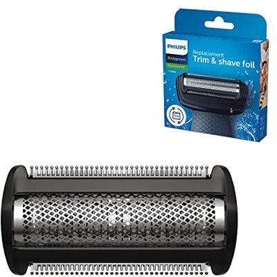 Philips Vervangend scheerblad Voor bodygroomserie 3000, 5000 en 7000 Volledig waterdicht Veilig en zonder irritatie TT2000/43 Philips Vervangend scheerblad Voor bodygroomserie 3000, 5000 en 7000 Volledig waterdicht Veilig en zonder irritatie TT2000/43