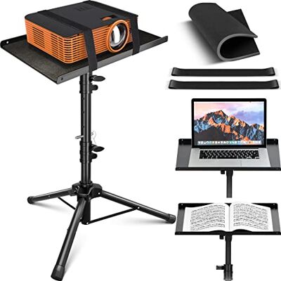 CAHAYA Beamerstandaard, projectorhouder, multifunctionele vloerstandaard voor laptopstandaard, projector, camera met verstelbare hoogte voor outdoor-films, computer CY0331-1 CAHAYA Beamerstandaard, projectorhouder, multifunctionele vloerstandaard voor laptopstandaard, projector, camera met verstelbare hoogte voor outdoor-films, computer CY0331-1
