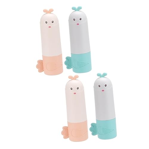 Healvian 4 Stuks tandenborstelhouder voor op reis toothbrush holder Tandenborstel reis etui cartoon tandenborstelhouder tandenborstelhouders voor op reis draagbare tandenborstelhouder Mode