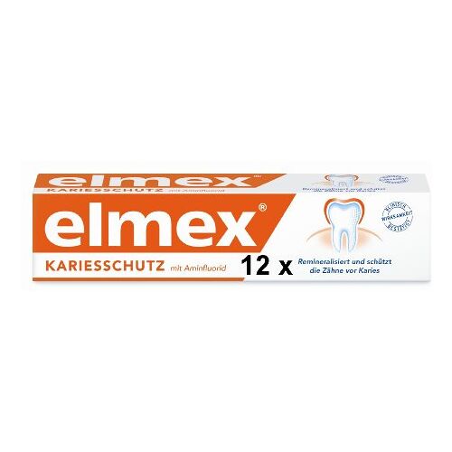 ELMEX 12  tandpasta tandpasta 75 ml per stuk