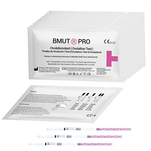 BMUT 20 x ovulatietest LH-test 25 miu/ml optimale limiet/gevoeligheid ovulatieteststrips teststrips voor urine