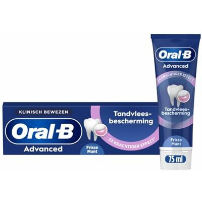 Oral-B Professionele tandvleesbescherming verse munt, pepermunt en extra frisse munt aroma 75 ml Oral-B Professionele tandvleesbescherming verse munt, pepermunt en extra frisse munt aroma 75 ml