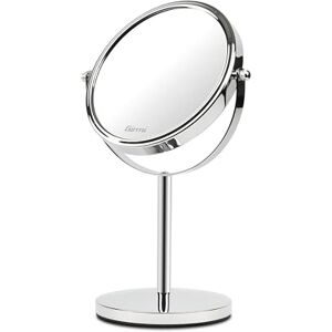 Girmi BE01 make-upspiegel, dubbelzijdig, 360° rotatie, verchroomd Girmi BE01 make-upspiegel, dubbelzijdig, 360° rotatie, verchroomd
