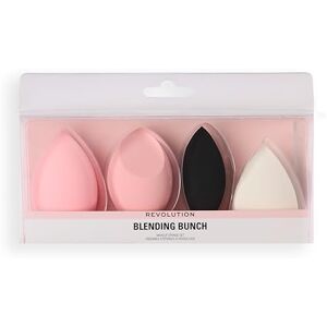 Revolution Beauty London Revolution The Blending Bunch Makeup Sponge Set, Make-up Sponsjes Wasbaar & Herbruikbaar, Verschillende Vormen & Maten, Set van 4 Revolution Beauty London Revolution The Blending Bunch Makeup Sponge Set, Make-up Sponsjes Wasbaar & Herbruikbaar, Verschillende Vormen & Maten, Set van 4